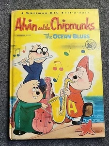 Vintage 1966 Alvin and The Chipmunks The Ocean Blues Book Whitman - Picture 1 of 18
