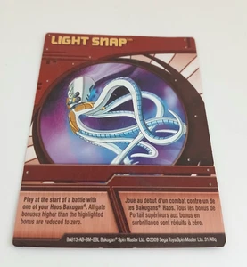Carte Bakugan - Battle BRAWLERS - LIGHT SNAP - Imagen 1 de 2