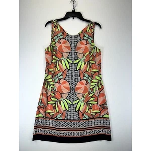 Kaari Blue Dress Women’s Medium Multicolor Floral Sleeveless Polyester Blend - Picture 1 of 6