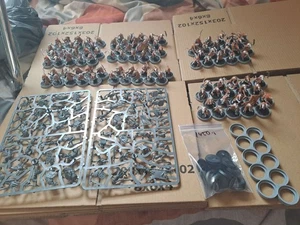 Warhammer Age of Sigmar - Skaven - 120 Clan Rats painted, plus spare sprue - Picture 1 of 6
