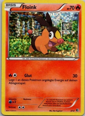 Pokemon Floink 3/12 McDonald's-Spezialserie 2011 Deutsch Holo 2011 - Bild 1 von 2