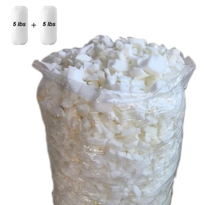 10lbs Shredded Memory Foam Filler or Bean Bag Filling, Premium Beanbag Stuffi... - Image 1 of 4