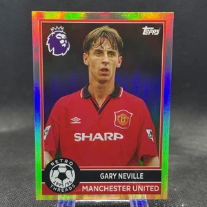 Gary Neville 2026 Topps Premier League EPL Retro Threads Manchester United #393 - Picture 1 of 2