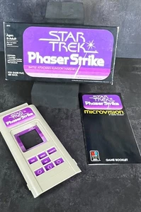 Vintage Microvision Star Trek: Phaser Strike Game Cartridge with Booklet 4973 - Picture 1 of 16