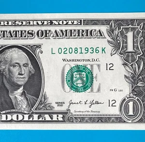 February 8, 1936 / 2 August 1936 (L 02081936 K) BIRTHDAY $2 Two Dollar Bill UNC - Picture 1 of 4