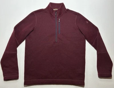 Smartwool Hudson Trail Fleece Half-Zip Sweater Size Medium Casual Outdoor Hiking - Image 1 of 4