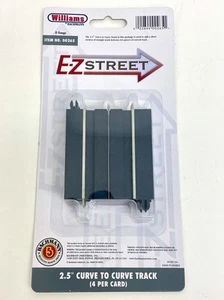 Bachmann Williams 2.5" Curve to Curve Track 4 pcs 00265 New - Picture 1 of 1