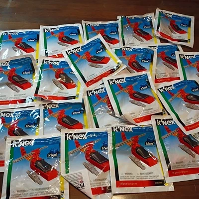 K'NEX Helicopter Set 15 PCS New Sealed Lot Of 20 Bags Bulk Party Favor Stocking - Image 1 of 4