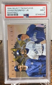 1996 Select Team Nucleus #9 Ken Griffey Jr./Randy Johnson/Edgar Martinez PSA 9 - Picture 1 of 6