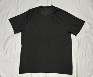 Lululemon Shirt Mens XL Black Short Sleeve Performance Running Training Gym - Picture 1 of 11
