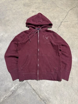 Men's American Eagle Full-Zip Hoodie Sweatshirt Skate Grunge Size Small Y2K - Image 1 of 4