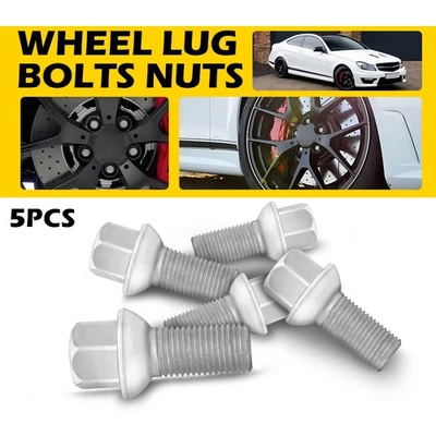 5Pcs Wheel Lug Bolts Nuts 0009904907 For Mercedes Benz SL550 CLS550 C250 C350 - Image 1 of 4