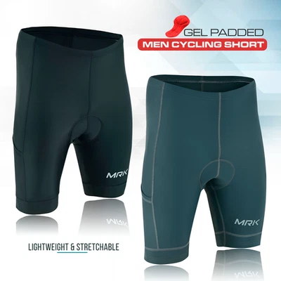 Men's Cycling Short Gel Padded Road Bike MTB Riding Shorts Breathable Quick-dry - Image 1 of 4