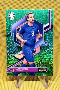 2023-24 Topps Finest Road To UEFA Euro 2024 Green Speckle/125 Harry Kane #22 - Imagen 1 de 3