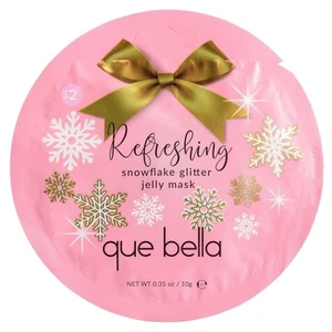 Que Bella Refreshing Snowflake Glitter Jelly Mask - 0.35oz - Picture 1 of 3