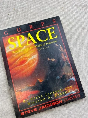 GURPS Space 2nd Second Edition 1993 Steve Jackson Games 6005 Role Playing Book - Image 1 of 4
