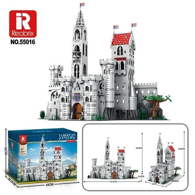 🏰 Build Fantasy! Grand Medieval Castle Blocks—3999PCS Knight Model - Image 1 of 4