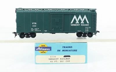 HO Athearn 1214 Vermont Railway 40’ Box Car VTR 169 - Image 1 of 4