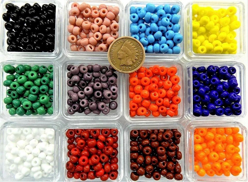 Cuentas de pony estilo antiguo de poste comercial antiguo comercio nativo africano 1885 Foto 1 de 1