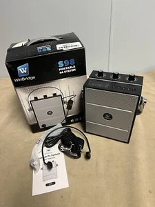 WinBridge S98 Wireless Voice Amplifier Portable Bluetooth PA System - Must See! - Picture 1 of 6