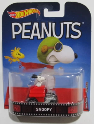 Hot Wheels 2017 Retro Entertainment Peanuts Snoopy: neumáticos de goma #2 Foto 1 de 4