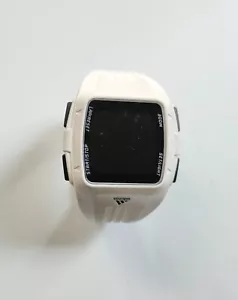 Reloj deportivo Adidas Duramo ADP3260 de cuarzo de goma blanca para hombre - necesita batería nueva - Imagen 1 de 17