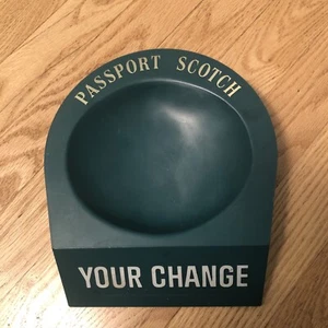 Vtg Passport Scotch Whisky Change Tray - Picture 1 of 4