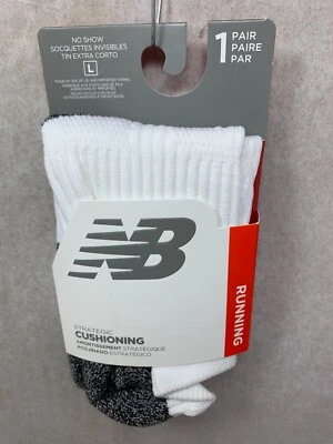 CALCETINES NEW BALANCE AMORTIGUACIÓN ESTRATÉGICA CORTE BAJO LENGÜETA TALLA L HECHOS EN EE. UU. HOMBRES Foto 1 de 4