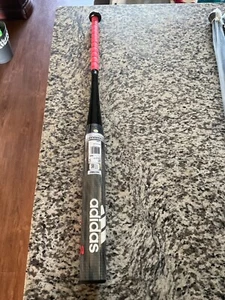2017 ADIDAS MELEE 27 OZ‘’1 PIECE BALANCED SENIOR SLOW-PITCH SOFTBALL BAT SUSSSA - Picture 1 of 4
