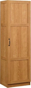 Miscellaneous Storage Cabinet/ Pantry Cabinets, Highland Oak Finish - Picture 1 of 11