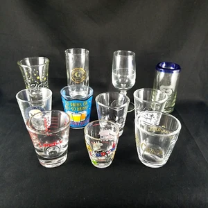 Assorted Shot Glasses Lot of 11 - Foto 1 di 5