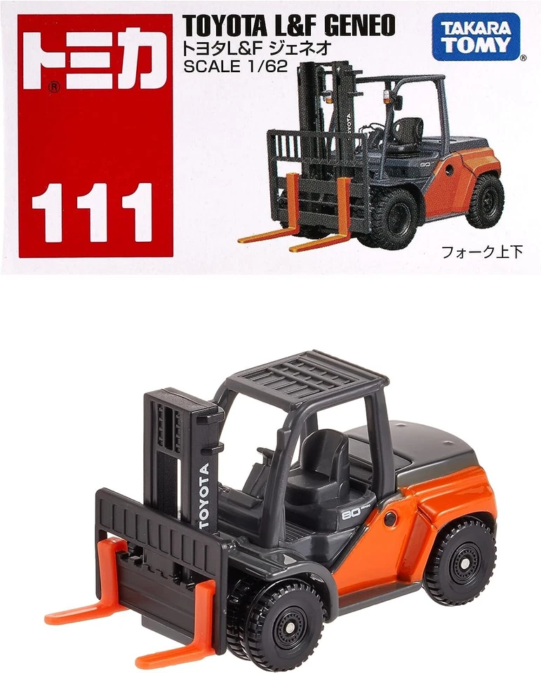 Takara Tomy Tomica #111 Toyota L&F Geneo escala 1/62 *vendedor de Japón* Foto 1 de 4