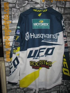 Vintage UFO Husqvarna racing team  motocross  MX  1 jersey shirt trikot maillot - Picture 1 of 2