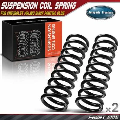 2Pcs Front Coil Springs for Chevy Impala Buick LeSabre Oldsmobile 98 GMC Pontiac - Image 1 of 2