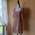 Lily Rose Women's Floral Smocked Dress Size Xxl Ruffle On Or Off Shoulder