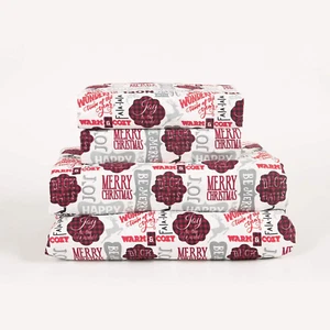 4-Piece Holiday Notes Christmas Sayings Winter Deep Pocket Microfiber Bed Sheet - Picture 1 of 3