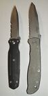 Gerber Pocket Knife Lot Of 2, Rex Applegate Fairbairn& Air Ranger, Used.