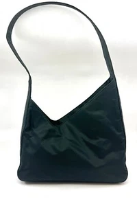 Auténtico Bolso de Hombro Prada Pocono Tessuto Nylon Asimétrico, Color Verde - Imagen 1 de 10