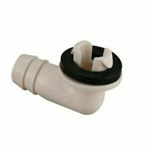 1X Air Hose Connector with Ac Elbow Fitting Rubber Ring Drain Conditioner