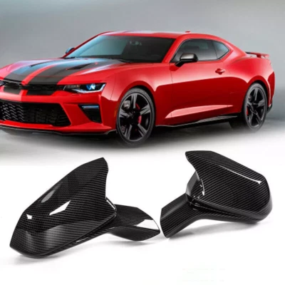 Cubierta de espejo lateral de fibra de carbono seca M Look para Chevrolet Camaro SS ZL1 2016-2024 Foto 1 de 4