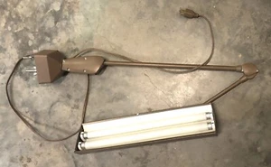 industrial floating desk clamp lamp swing arm - Picture 1 of 5