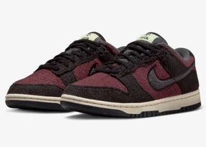 Nike Dunk Low SE Fleece Pack Burgundy Crush Sneaker Schuhe 39 US 8 DQ7579-600 W - Bild 1 von 9
