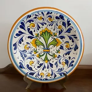 Handbemalte flache Vitrinenschale Made in Italy - Bild 1 von 6