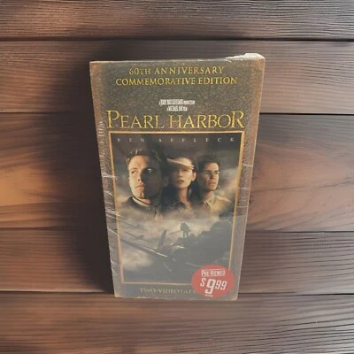 Pearl Harbor 2001 60th Anniversary Commemorative Edition Two VHS Set Sealed - Image 1 of 4