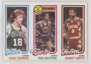 1980-81 Topps Dave Cowens Paul Westphal Randy Smith #59-16-36 HOF