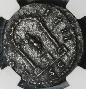 158 NGC Ch VF Roman Empire Antoninus Pius AS Emperor Shrine 20th Year (21091105C - Picture 1 of 4
