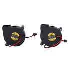 2X(2 pcs Cooling Blower Fan DC 12V 0.15A 50mmx15mm Fans for 3d Printer Humidifie