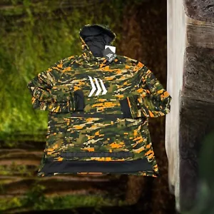 Sudadera con Capucha Gillz Camuflada Polar Versa Para Hombres 2XL Rifle Verde Tek Repelente al Agua - Imagen 1 de 10