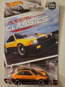 HOT WHEELS '85 HONDA CRX MODERN CLASSICS CAR CULTURE ORANGE JDM REAL RIDERS - Picture 1 of 2