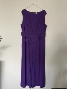 Jumpsuit von Gr. 48 neu, ohne Etikett, violett, Vera Mont - Bild 1 von 3